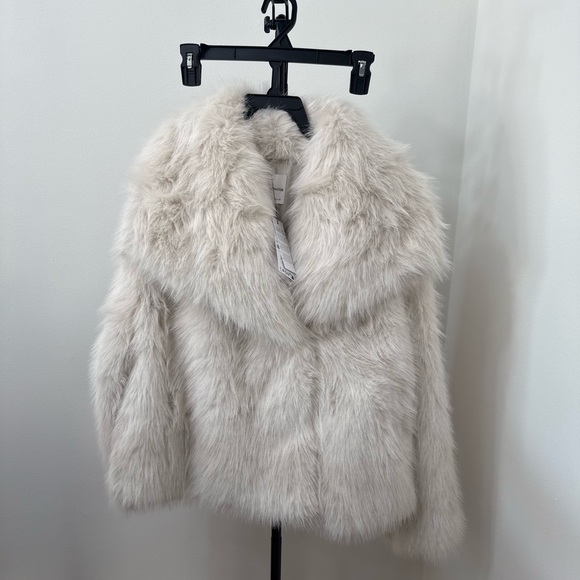 Stradivarius Cream Teddy Jacket - Picture 5 of 7